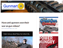 Tablet Screenshot of gunmartblog.com
